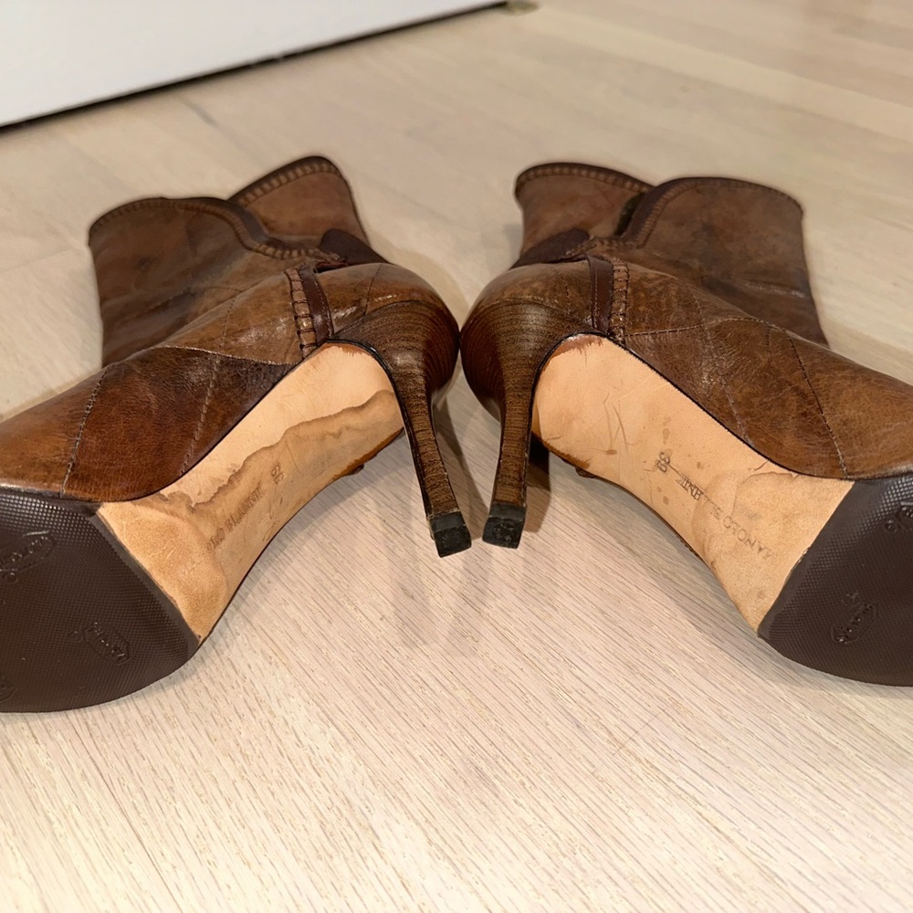 Manolo Blahnik patchwork leather - Picture 6 of 6